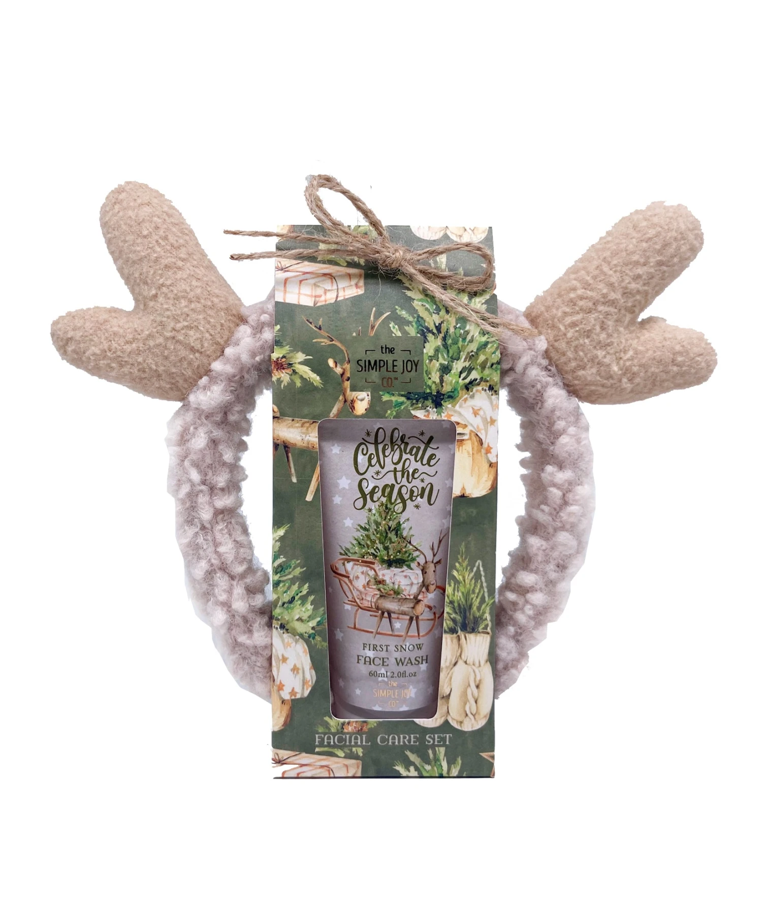 Face Wash With Lamb Headband - First Snow 1 Face Wash With Lamb Headband - First Snow