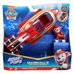 SpinMaster Paw Patrol Aqua Pups Marshalls Dolphin Vehicle