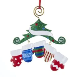 Kurt Adler Dangling Mittens Family Ornament- Family Of 2 -Toy Series Store jai2ekcb81n4k1tp1djq