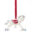 Silver Plated Baby Ornament - Rocking Horse