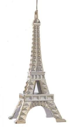 Kurt Adler Eiffel Tower Ornament - Gold