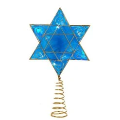 Kurt Adler Battery-Operated Deluxe Hanukkah Treetop Star -Toy Series Store jijeiiqh0voytv46ogsp