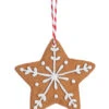Gingerbread Cookie Ornament - Star