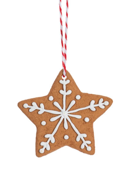 Gingerbread Cookie Ornament - Star 1 Gingerbread Cookie Ornament - Star