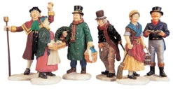 Lemax Village People Figurines - 6 Piece Set -Toy Series Store jsyzrhmypvefzijzqjdt