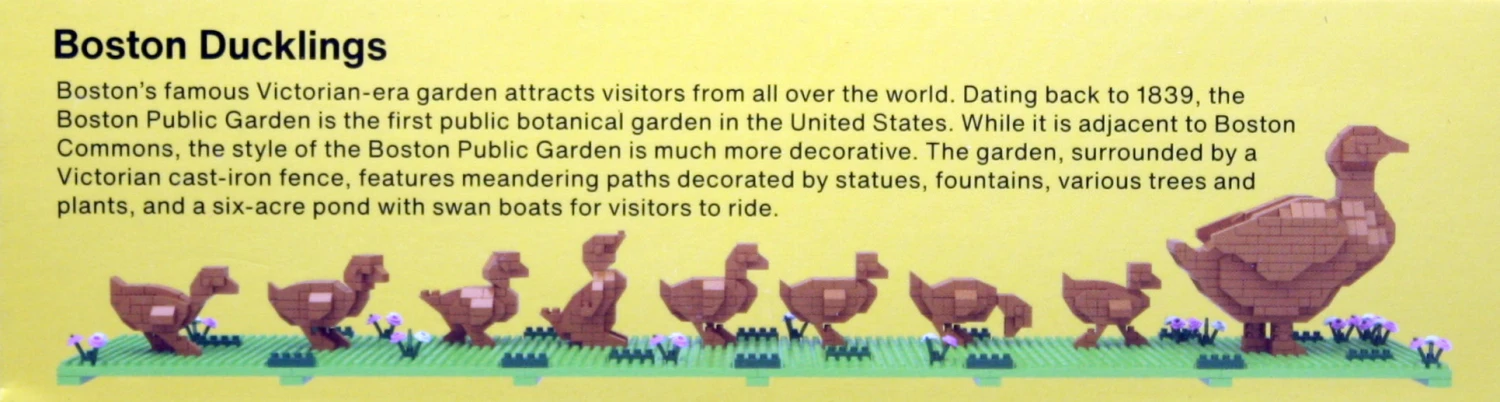 Mini Building Blocks - Make Way For Ducklings 2 Mini Building Blocks - Make Way For Ducklings - Image 2