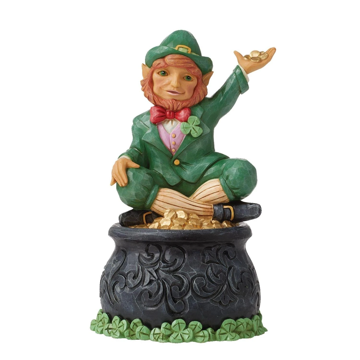 Leprechaun On Pot Of Gold 1 Leprechaun On Pot Of Gold