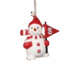 STERLING NC State Snowman Ornament