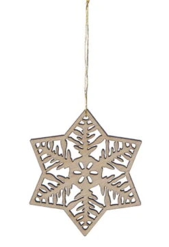 Laser Cut Wood Snowflake Ornament - Style 3 -Toy Series Store kabi4i01tz1lzkqi5b3e