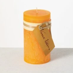 Timber Candle (3.25" X 6" ) - Pumpkin