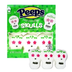 Peeps - Marshmallow Skulls - 6 Piece
