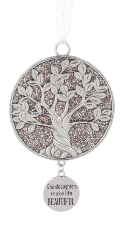 Tree Of Life Ornament - Granddaughters Make Life Beautiful