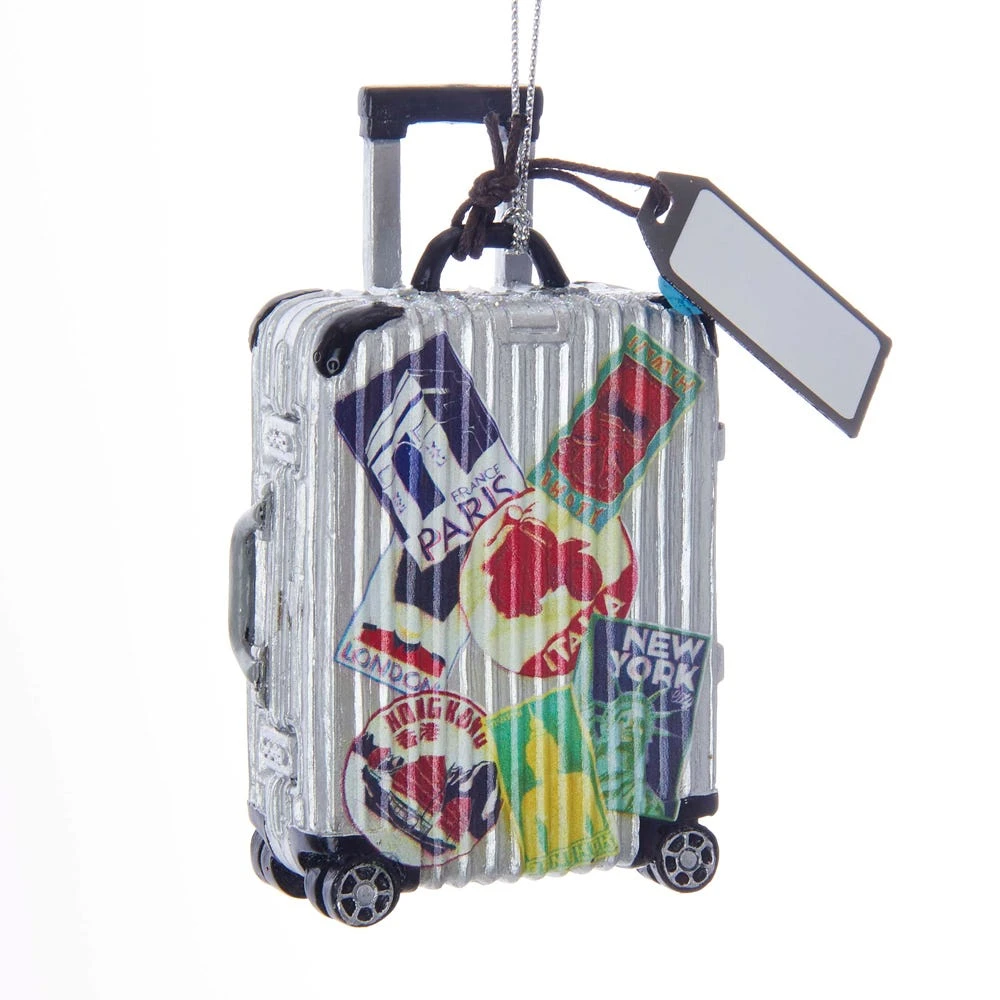 Kurt Adler Travel Luggage Ornament 1 Kurt Adler Travel Luggage Ornament