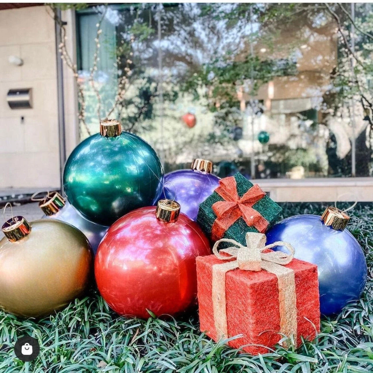 Holiball Inflatable Ornament - 30" - 3 Holiball Inflatable Ornament - 30" - - Image 3