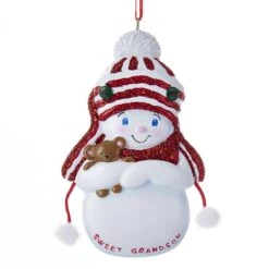 Kurt Adler Snowboy Sweet Grandson Ornament