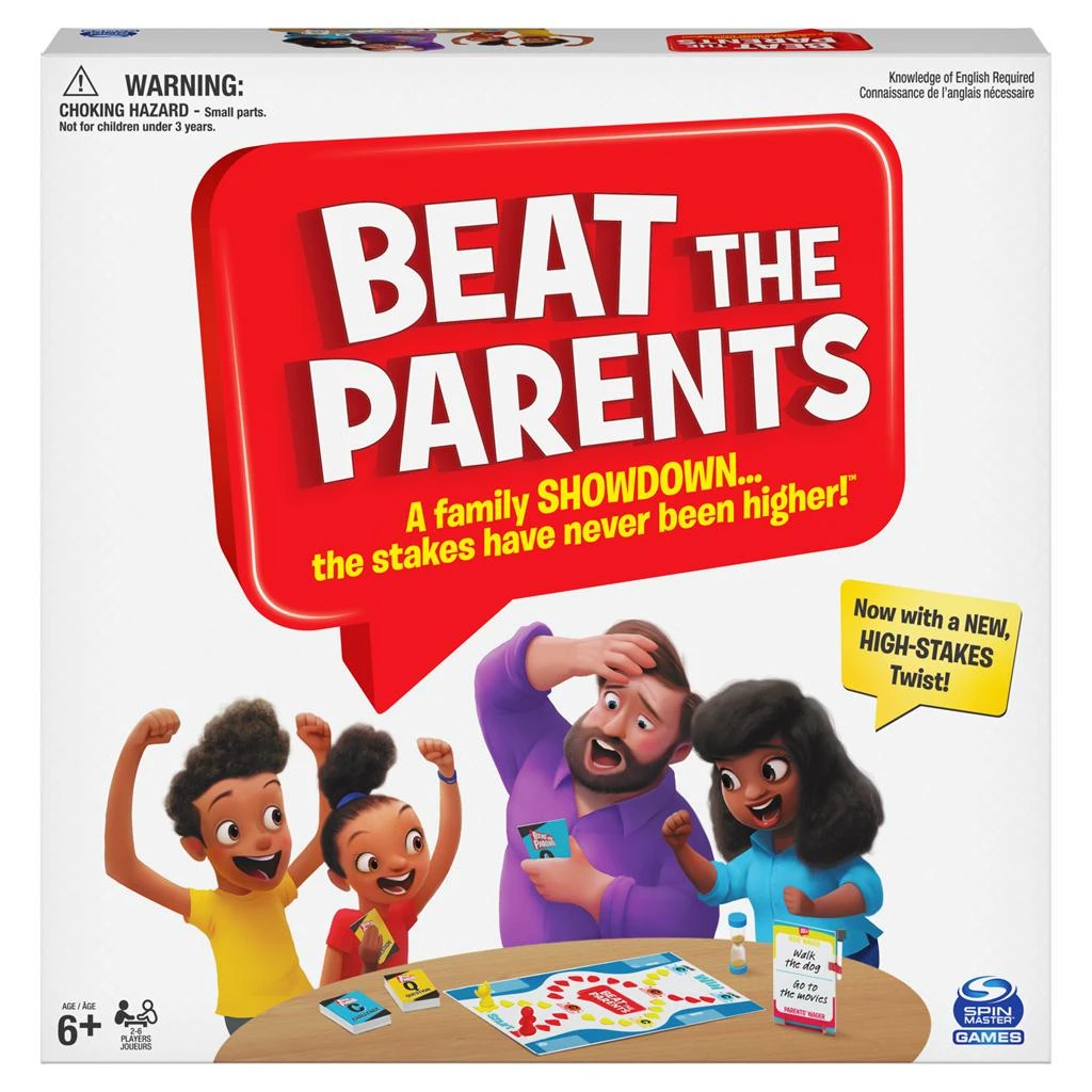 SpinMaster Beat The Parents Ultimate Family Showdown Board Game 1 SpinMaster Beat The Parents Ultimate Family Showdown Board Game