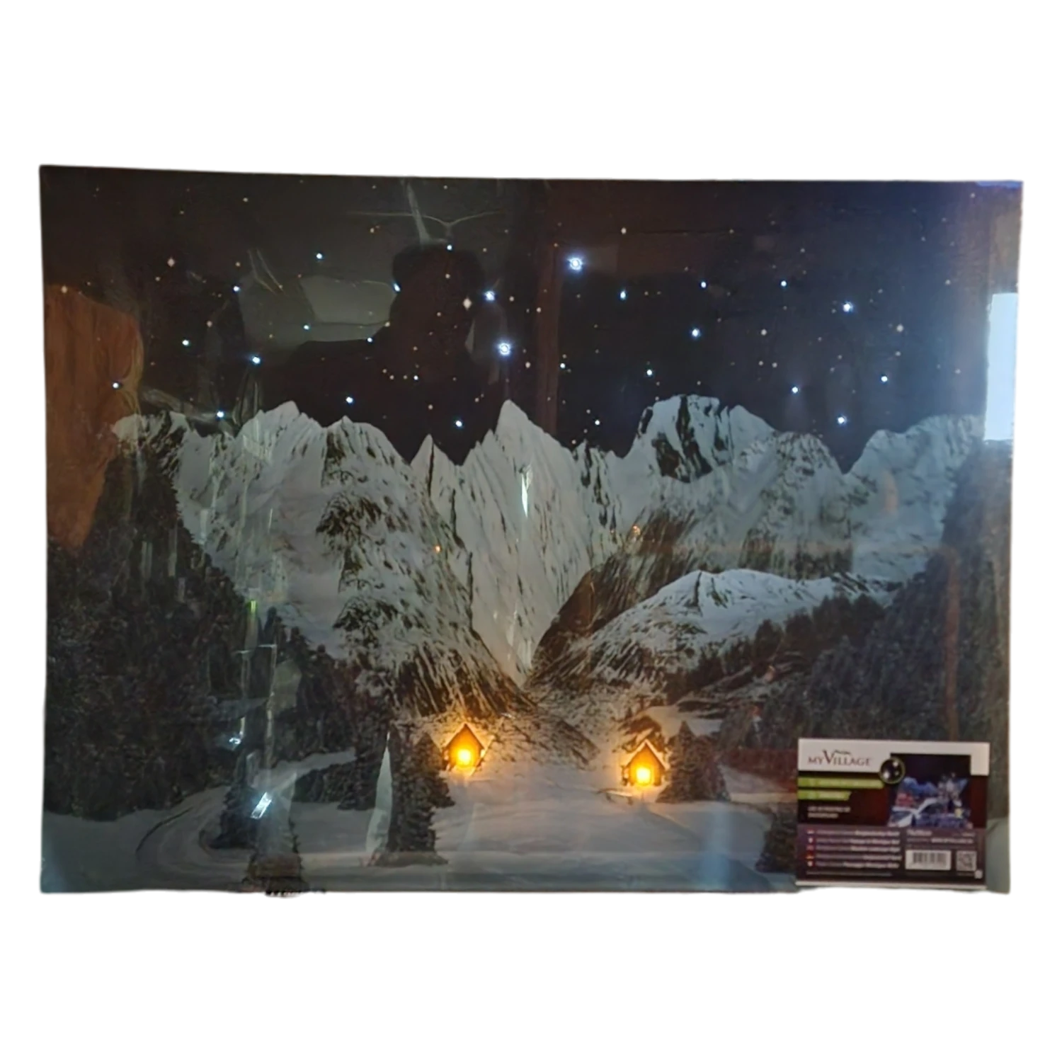 Lighted Canvas Backdrop - 30" X 22" - Mountain Landscape 4 Lighted Canvas Backdrop - 30" X 22" - Mountain Landscape - Image 4