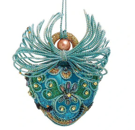Kurt Adler Peacock Fairy Ornament - 3 Kurt Adler Peacock Fairy Ornament - - Image 3
