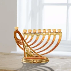Matashi Hand-Painted Enamel Red Menorah Candelabra 6 Matashi Hand-Painted Enamel Red Menorah Candelabra -Toy Series Store lsths683b6lpm33l1nyr