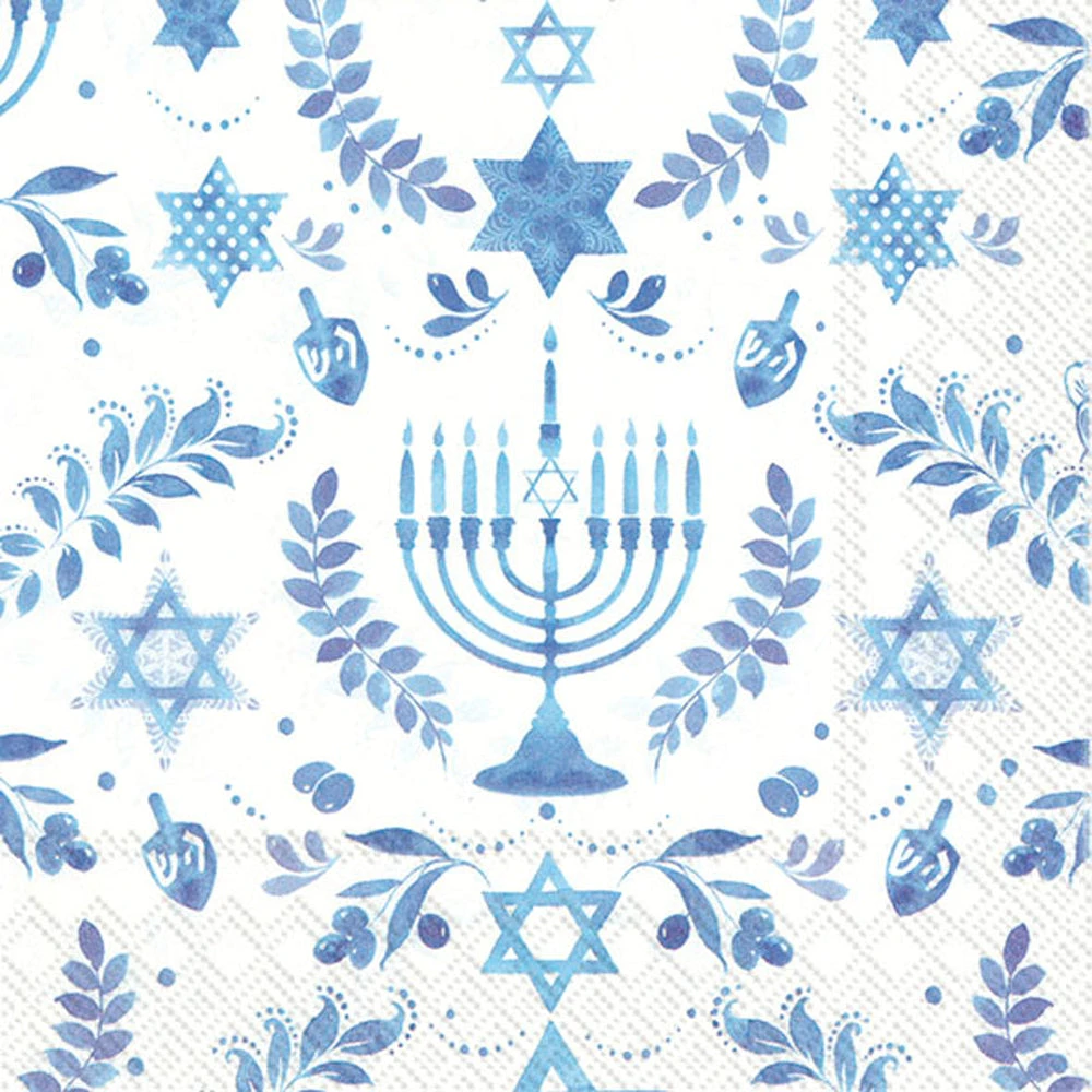 Hanukkah - Lunch Napkin 1 Hanukkah - Lunch Napkin