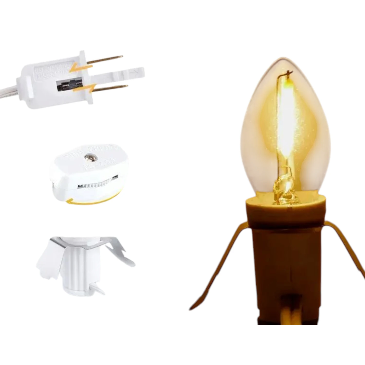 Village Clip In Light Cord - 6 Head 2 Village Clip In Light Cord - 6 Head - Image 2