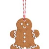 Gingerbread Man Cookie Ornament