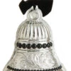 10 Inch Bell Ornament - Black