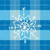 Mad For Plaid Cocktail Napkin - Snowflake