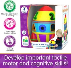 Rocket Shape Sorter -Toy Series Store myldqenqmiseehpi10qe