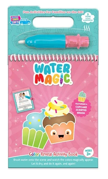 Water Magic Color Reveal Activity Book - Cupcake 1 Water Magic Color Reveal Activity Book - Cupcake
