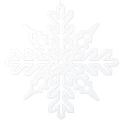 Glitter Snowflake 11 Inch Ornament - Heavy Sparkle - Die Cut -Toy Series Store nfta6fa4ixmpspbagig9