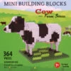 Mini Building Blocks - Farm Series - Cow