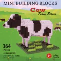 Mini Building Blocks - Farm Series - Cow