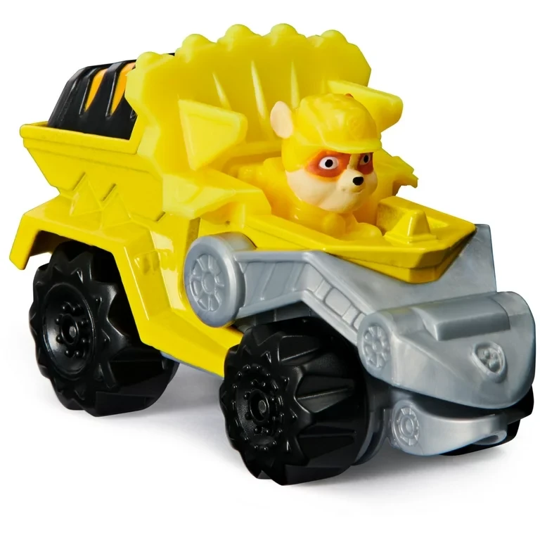 SpinMaster Paw Patrol True Metal - Rubble Dino Rescue Diecast Car 2 SpinMaster Paw Patrol True Metal - Rubble Dino Rescue Diecast Car - Image 2