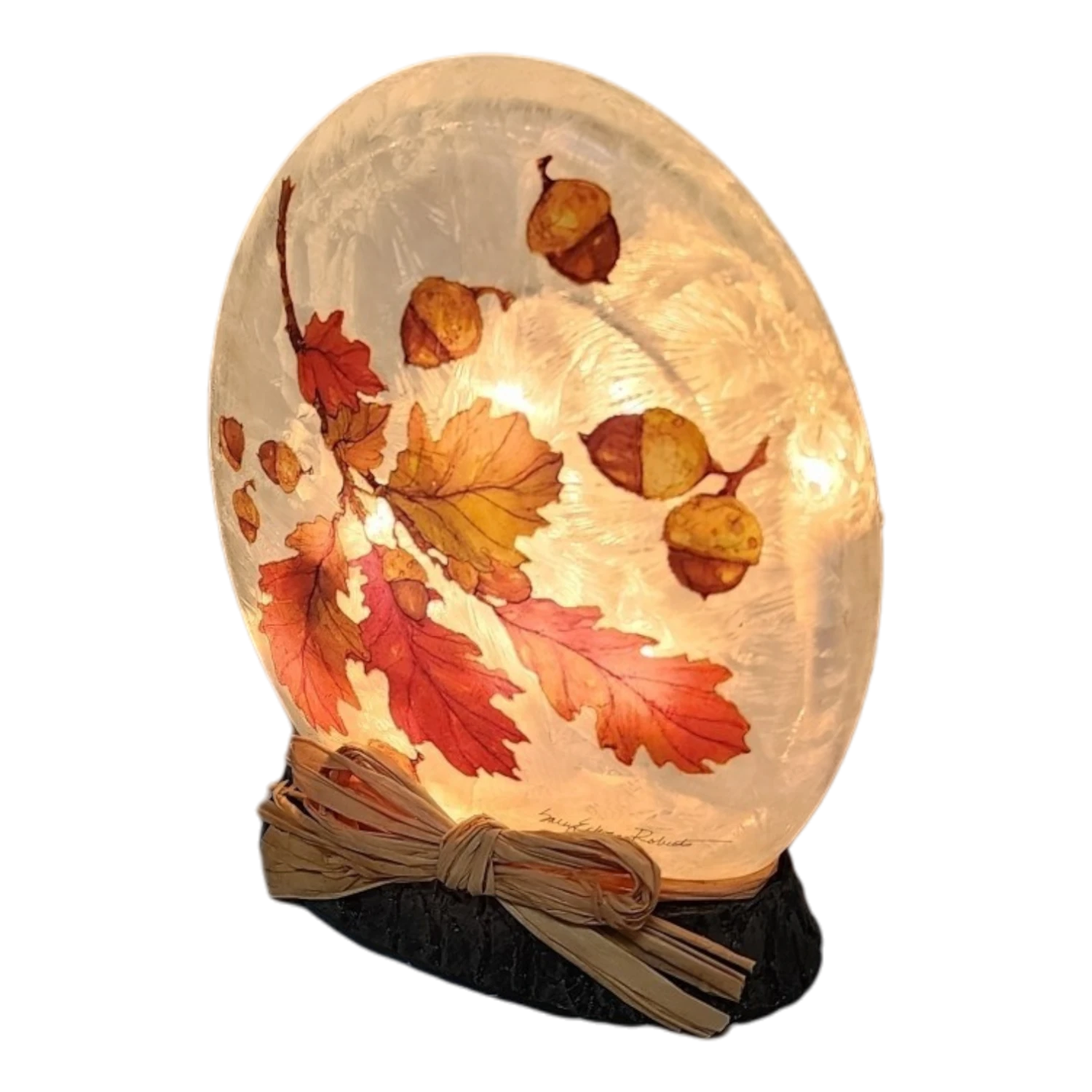 Falling Leaves Lighted Orb 2 Falling Leaves Lighted Orb - Image 2