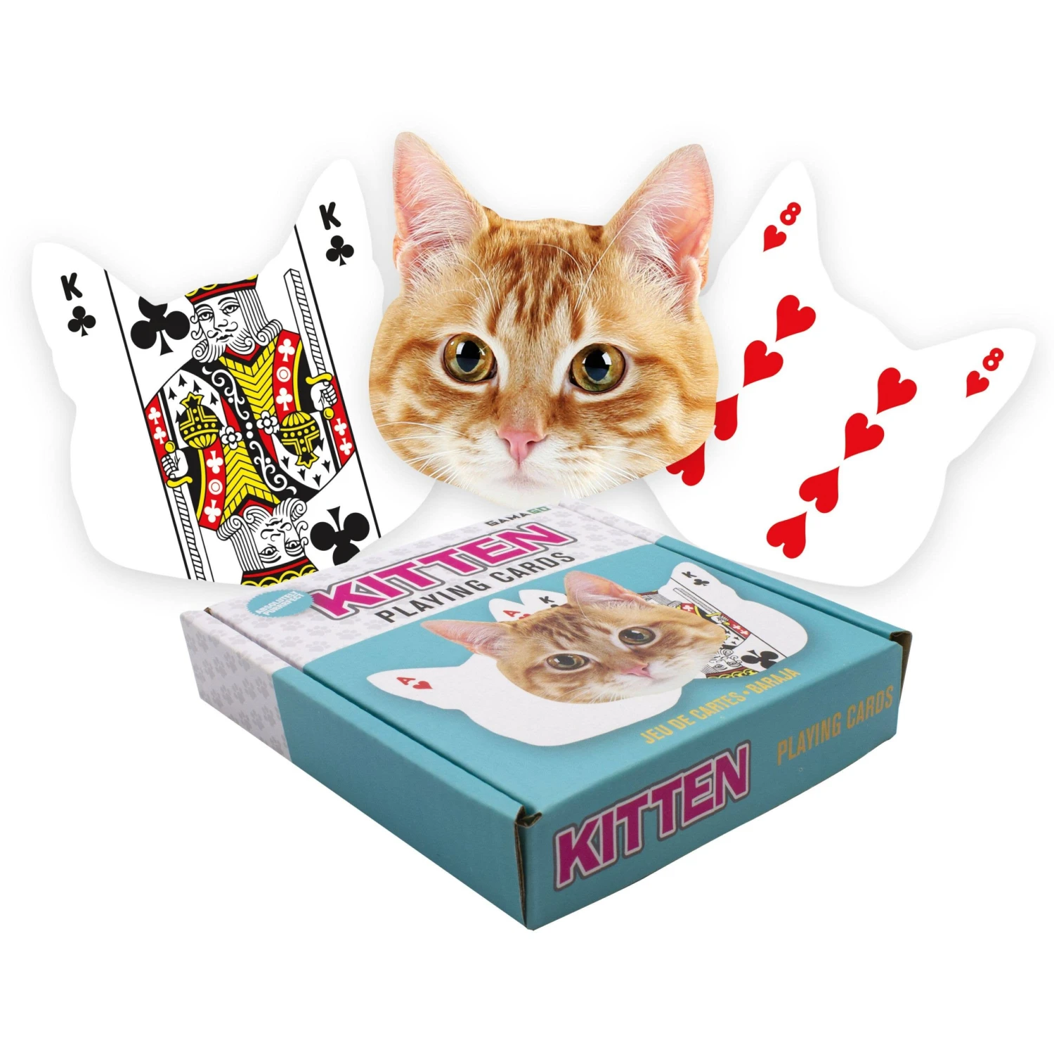 Kitten Shaped Playing Cards 1 Kitten Shaped Playing Cards
