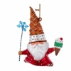 Noble Gems Glass Gnome Ornament - Ice Cream