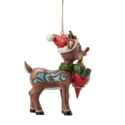 Rudolph With Oversized Ornament - Dated 2025 -Toy Series Store osy6x7jhj89dv4kfba8j