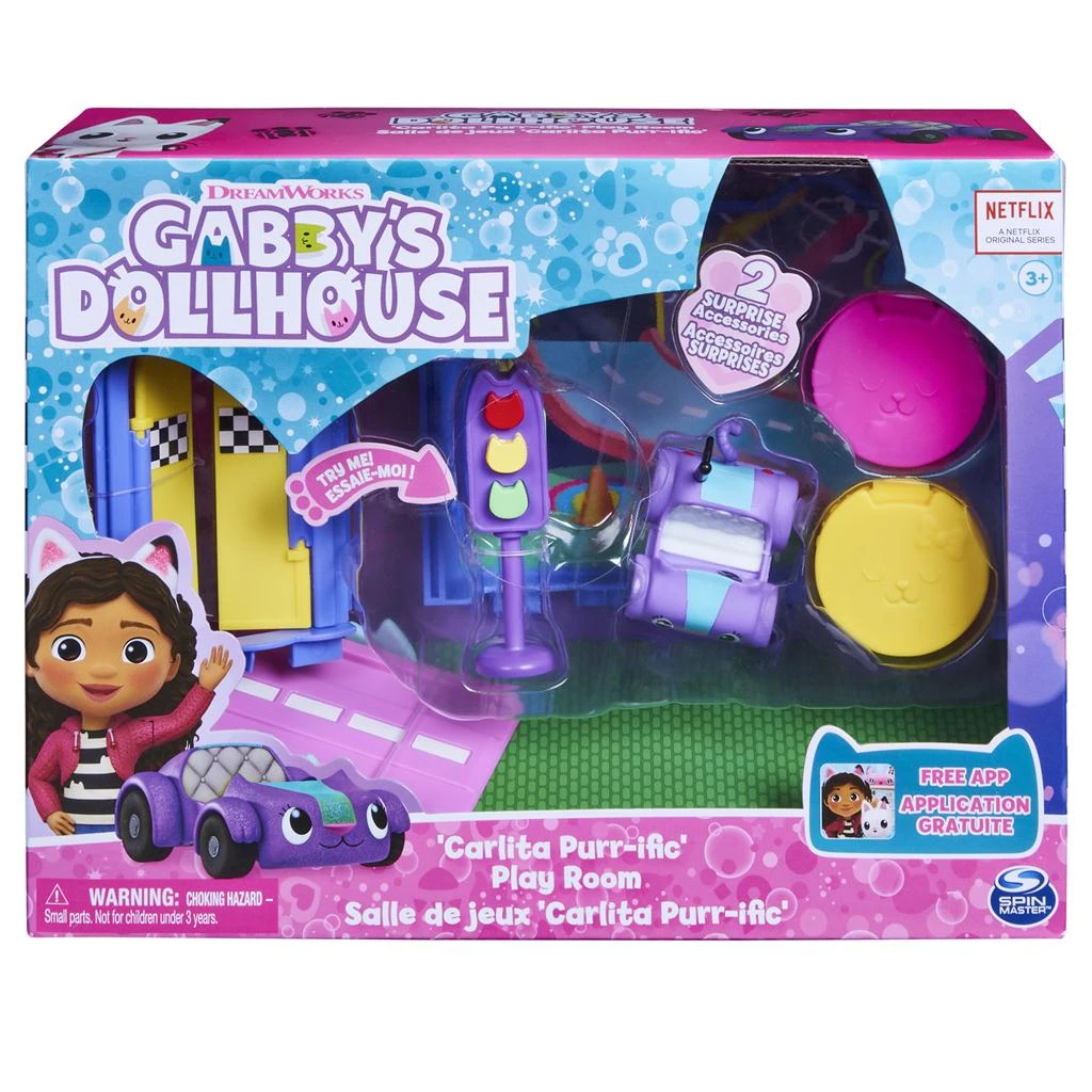 SpinMaster Gabby's Dollhouse Carlita Purr-ific Play Room 1 SpinMaster Gabby's Dollhouse Carlita Purr-ific Play Room