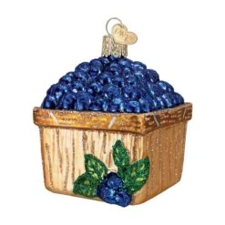 Old World Christmas Basket Of Blueberries Glass Ornament -Toy Series Store paqxpbxsmn2zrxsrdxtg