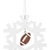 Sports Snowflake Ornament - Football