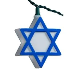 UL 10-Light Hanukkah Star Of David Light Set -Toy Series Store pq2sxxz04npsreomcloe