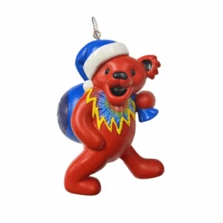 Kurt Adler Grateful Dead Bear With Toy Bag Ornament - -Toy Series Store pzecienlifaqrevoaan5