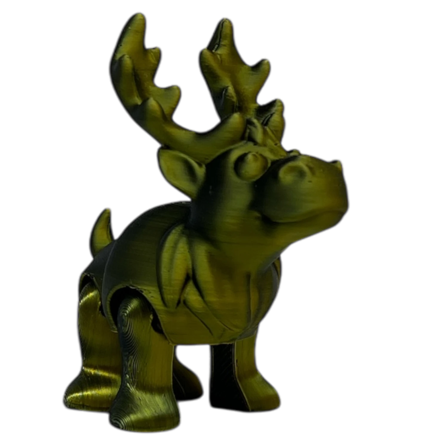 Bruce The Moose - Metallic Gold Color 1 Bruce The Moose - Metallic Gold Color