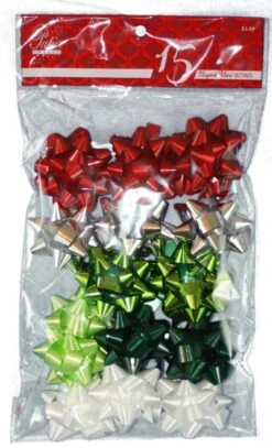 Elegant Bows 15 Pack - R/S/G/W