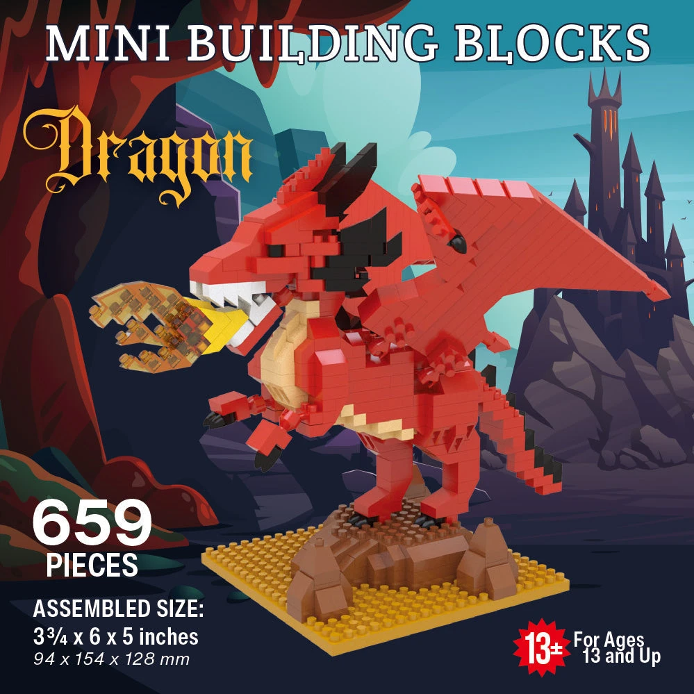 Mini Building Blocks - Dragon 1 Mini Building Blocks - Dragon