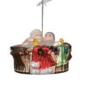 Santa And Mrs Claus In A Hot Tub Ornament