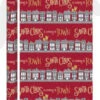 Premium Holiday Roll Wrap - 80 Square Feet - Santa Claus Is Coming To Town