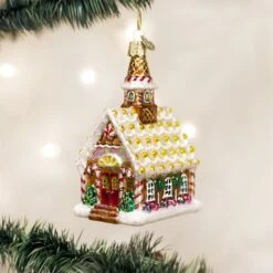 Gingerbread Church Glass Ornament -Toy Series Store rakdcailg2ml3kqbwirj