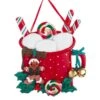 Kurt Adler Cocoa Mug With Marshmallows Ornament - Family Of 3